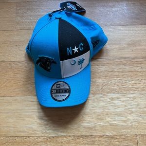 NWT 39 Thirty carolina Panthers Baseball New Era Cap L/XL